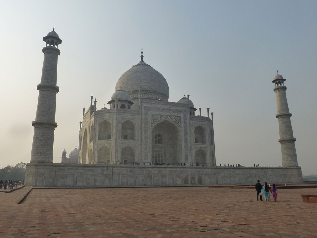 Taj Mahal - View from Guesthouse