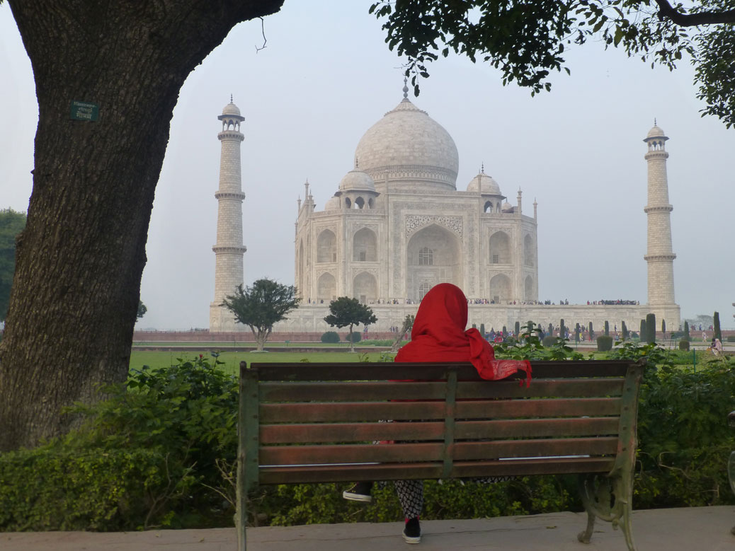 Taj Mahal at Sunset