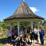 Students at the Bush Park gazebo in Salem, OR. A nice 360 moment as we were married here in 2007.