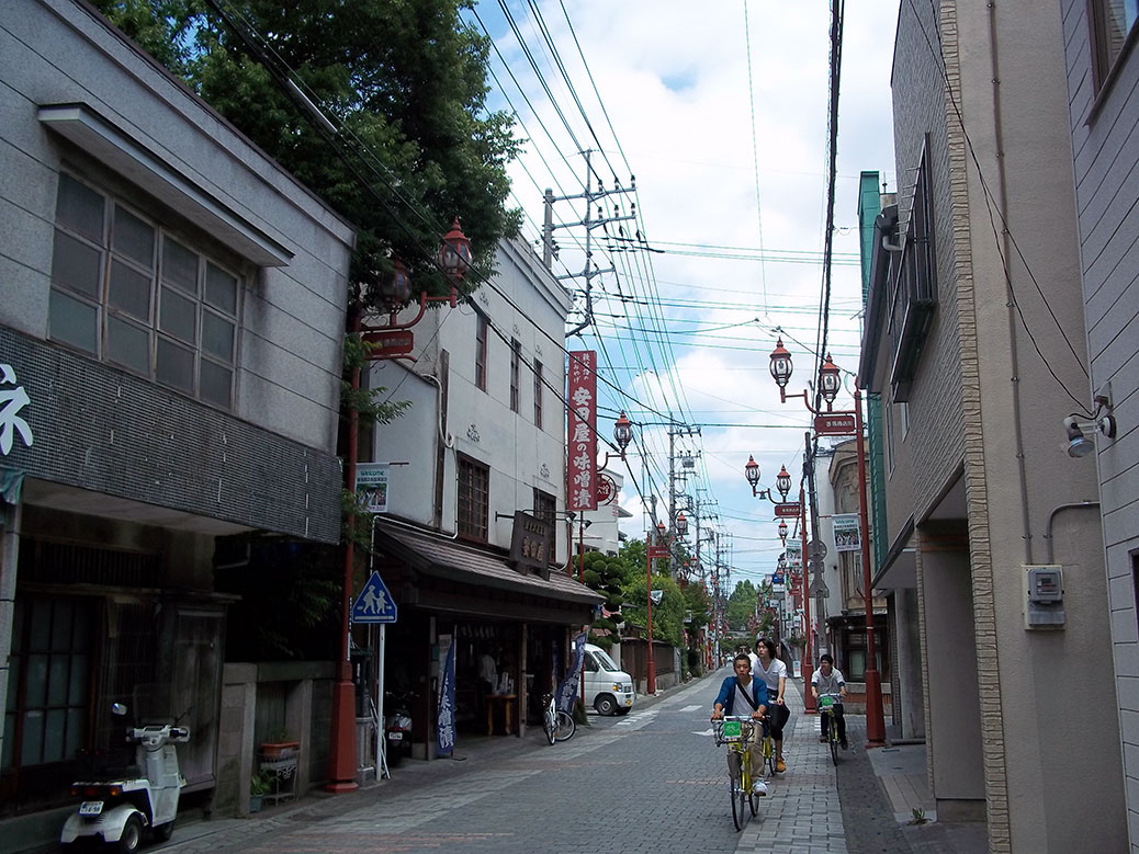 The street leading to Chichibu shrine is full of quaint shops, feeling like a throwback to another time