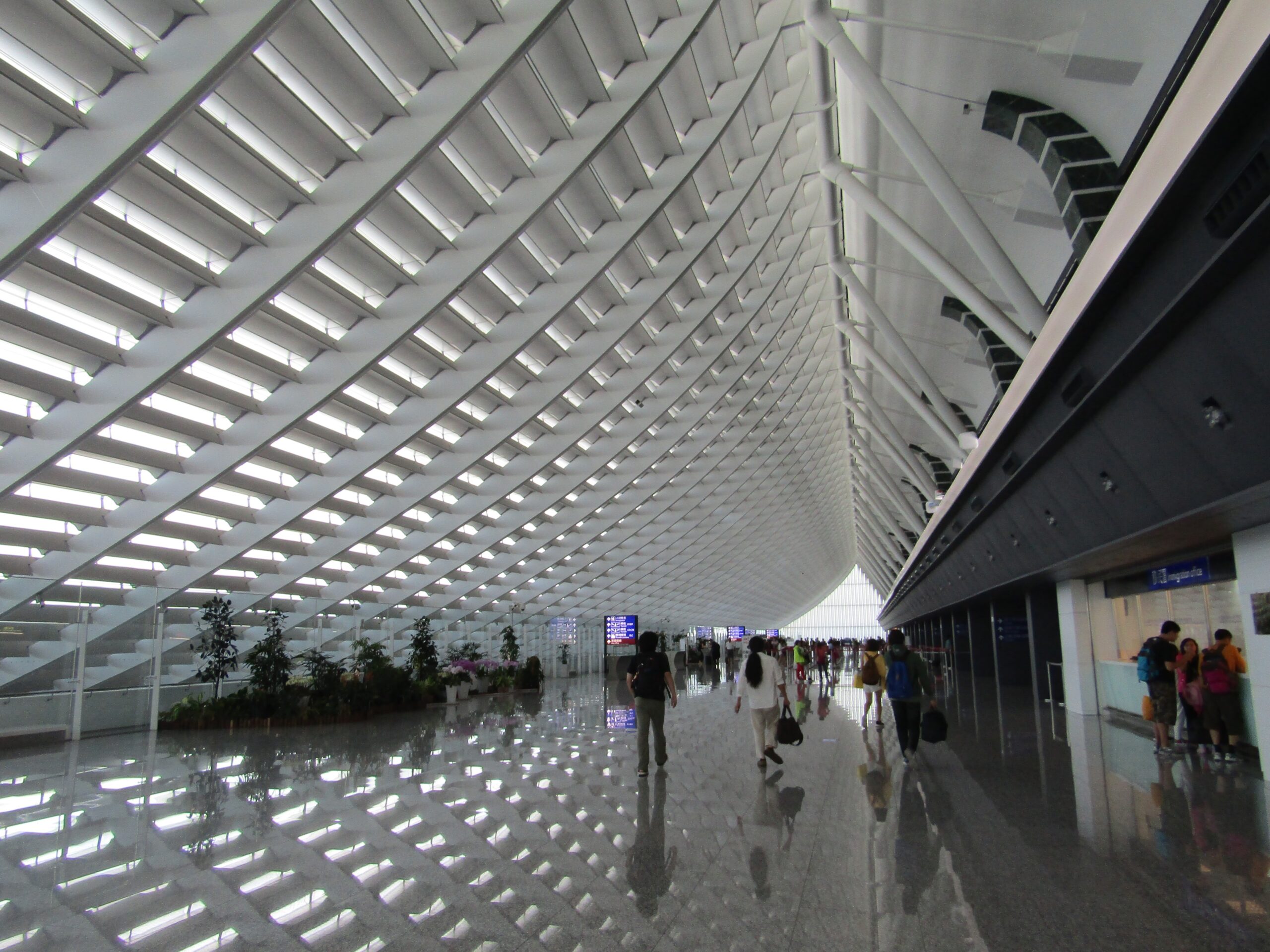 Arriving in the international terminal at Taoyuan International Airport in Taipei, Taiwan for the first leg of our 41-day adventure through Taiwan, China, Hong Kong and Vietnam.