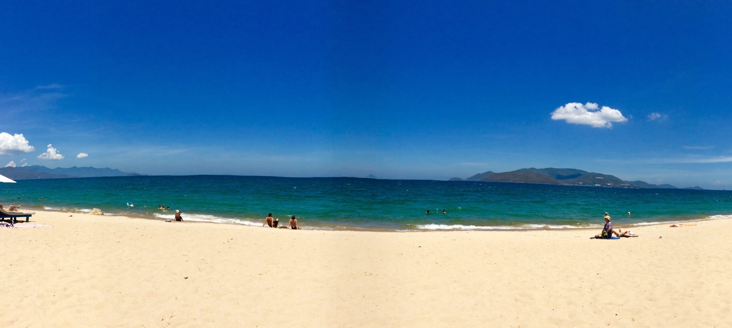 A panoramic view of Nha Trang Beach