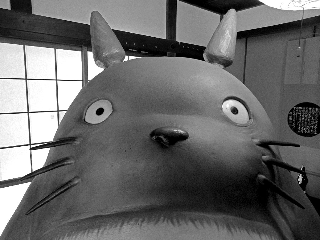 The Totoro display at Kurosuke House in Tokorozawa, Saitama, Japan