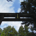 The torii leading into Tōshō-gū