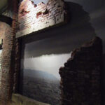 The rubble of the city is recreated inside the Peace Memorial Museum, approximating the feeling of life in Hiroshima in the days after the bombing.