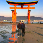 In front of the Great Torii