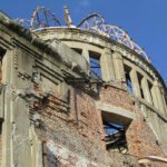 Close up of the dome's skeleton