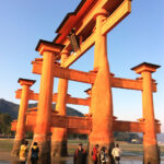 The Great Torii is nearly 55 feet tall and weighs about 60 tons