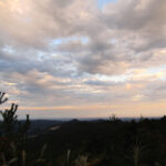 An amazing view from the road near the entrance to Neno-Gongen temple. We could see all the way to Tokyo and Yokohama.