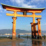 Jumping for joy at the Great Torii