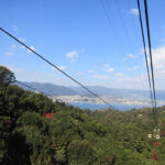 The Miyajima Ropeway carries visitors to the top of Mt. Misen