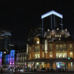 The Tokyo Station Marunouchi Building was heavily damaged by bombings during World War II. A five-plus year renovation project completed in 2012 restored much of the building's original architecture.