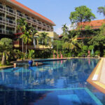 For $10 per person, per day, you can use the pool, gym and hot/cold tubs at the Prince D’Angkor Hotel.