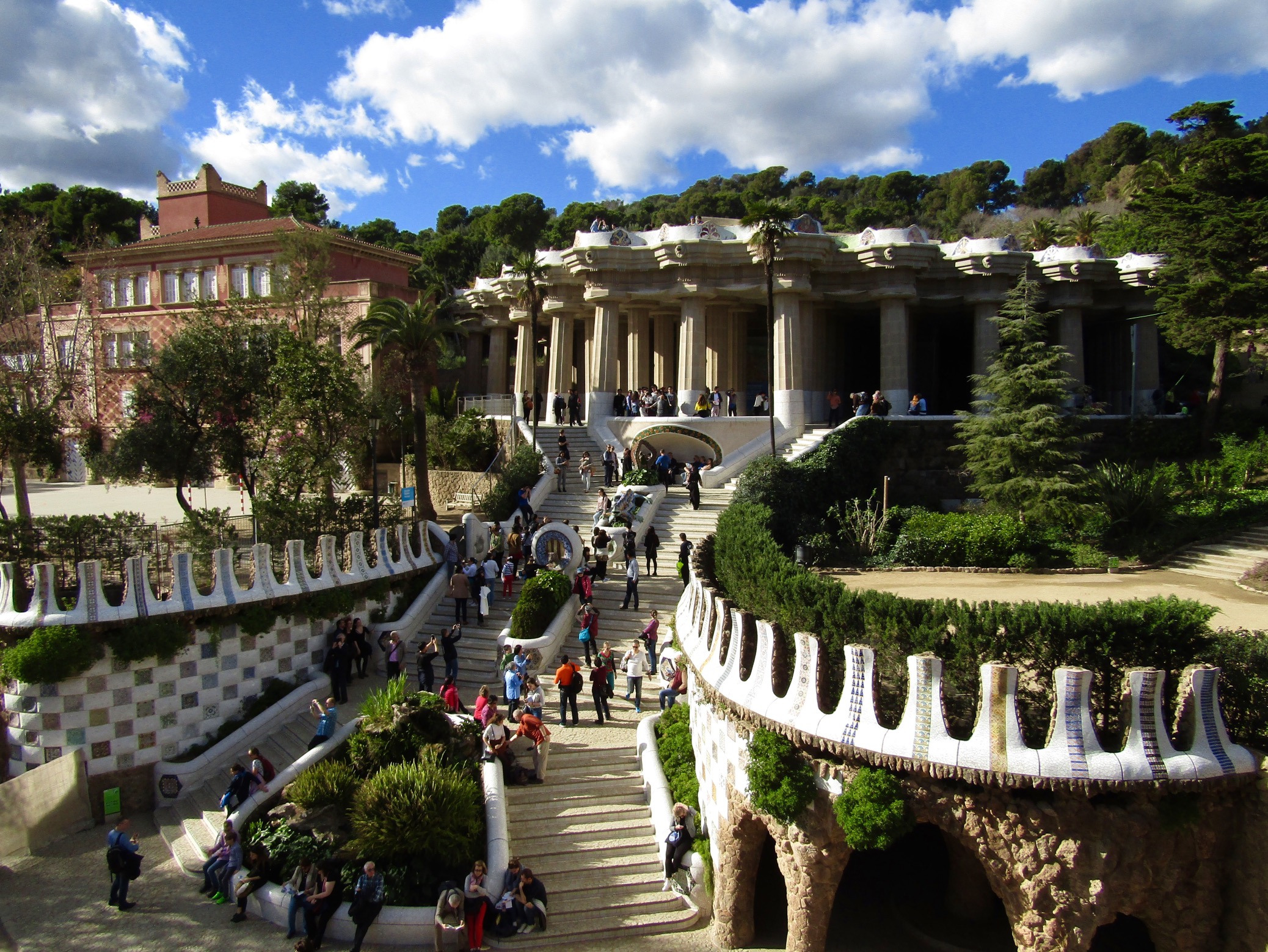 The magic kingdom inside Park Güell.