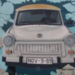 Mural at East Side Gallery in Berlin.