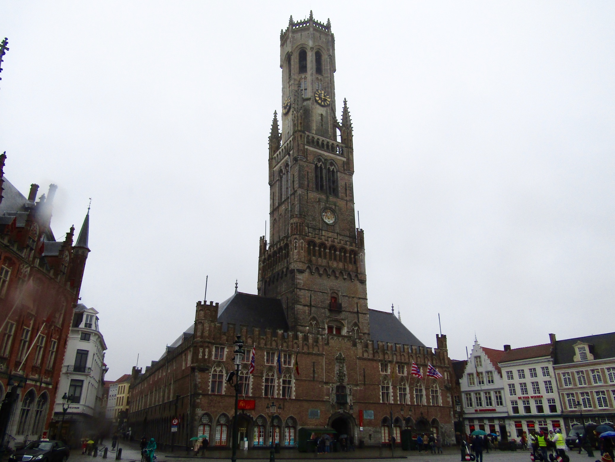 The Belfry in Bruges's main square.