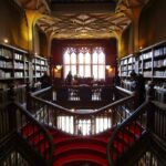 Upstairs at Livraria Lello & Irmão.