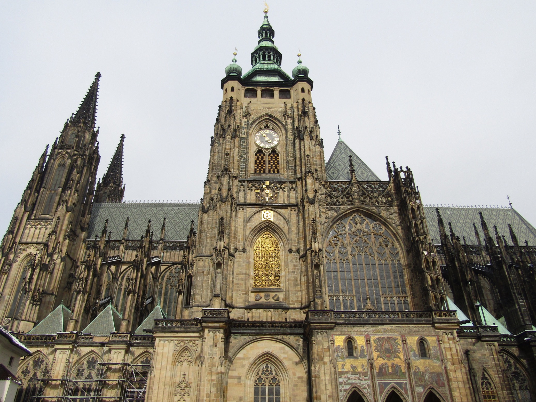 St. Vitas Cathedral at Prague Castle.