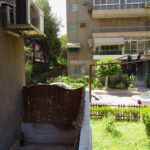 The outdoor patio in House 2