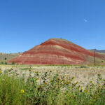 The first view of the hills as you enter the John Day Fossil Beds National Monument.