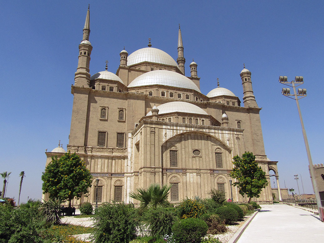 The Mosque of Muhammad Ali at the Citadel of Cairo.